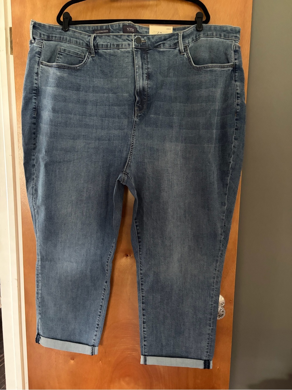 NYDJ Margot Girlfriend Straight Leg Jeans